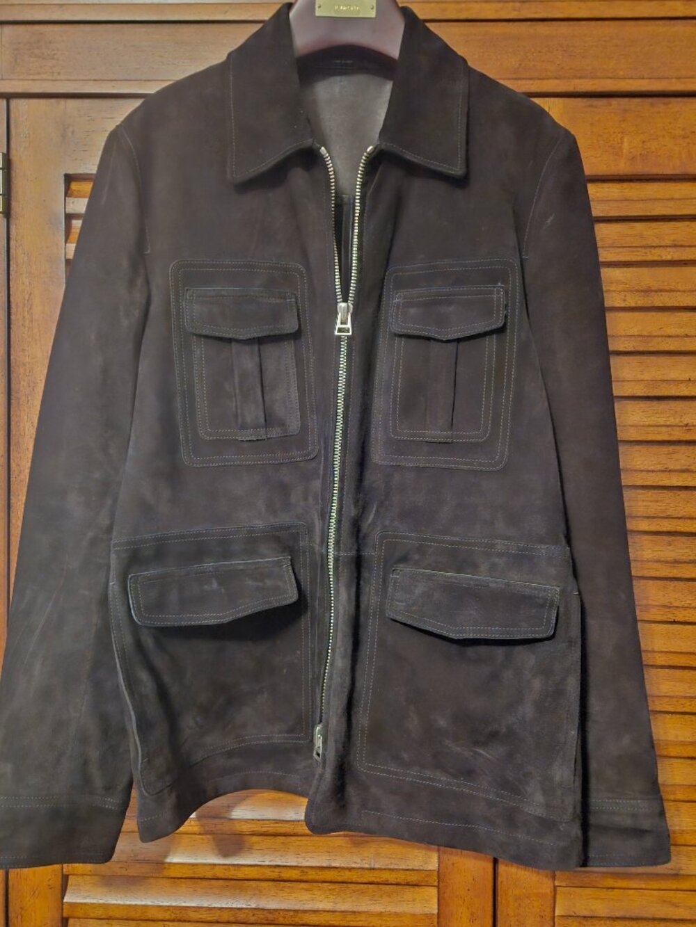 TOM FORD SUEDE FIELD JACKET SUEDE size 50 IT